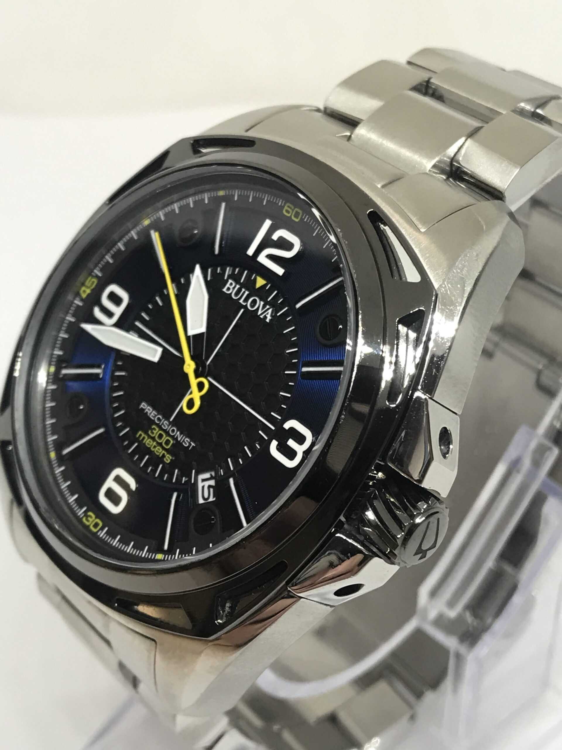 Bulova Precisionist Stainless Steel watch - Clocktiques