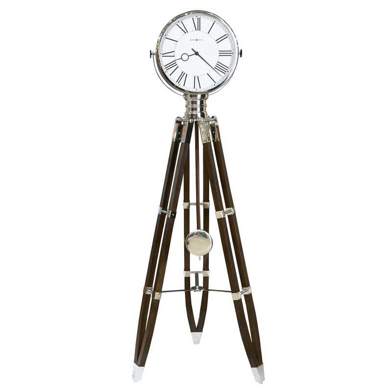Howard Miller 615-070 Chaplin Tripod & Bezel Design Floor Clock