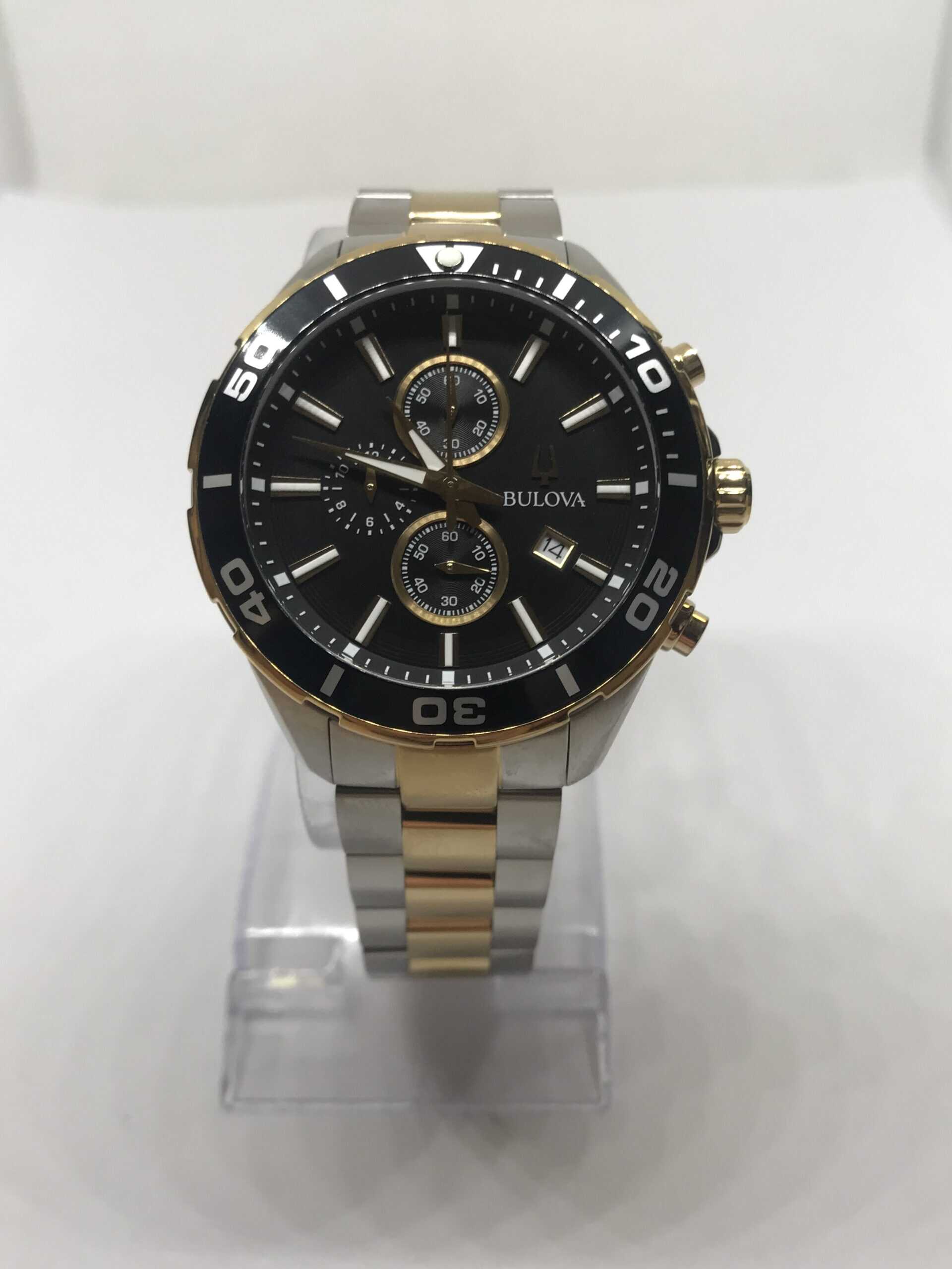 Bulova Two-Tone Chronograph Watch - Image 2