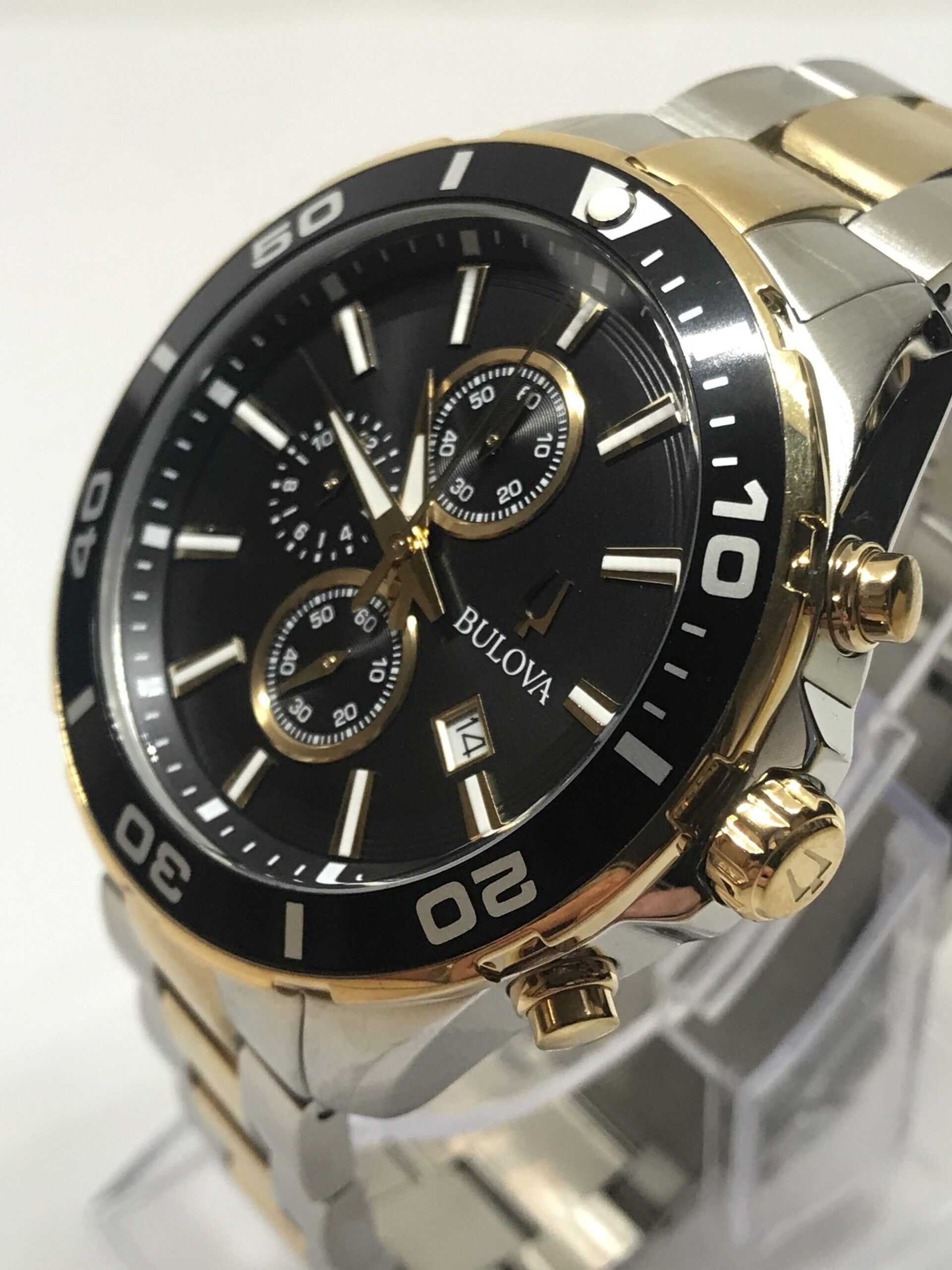 Bulova Two-Tone Chronograph Watch - Image 4