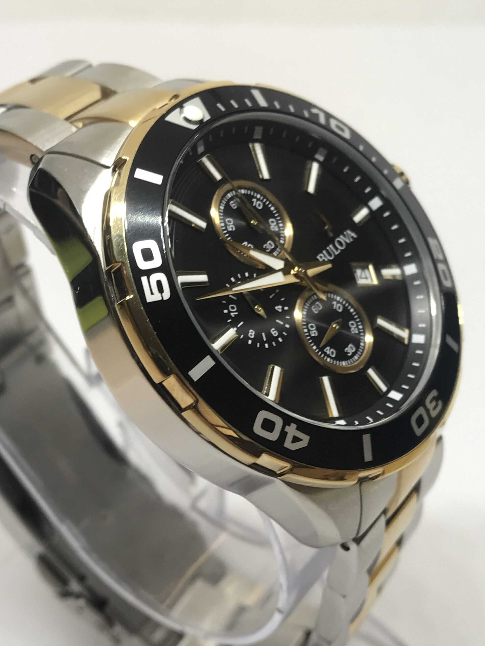 Bulova Two-Tone Chronograph Watch - Image 3