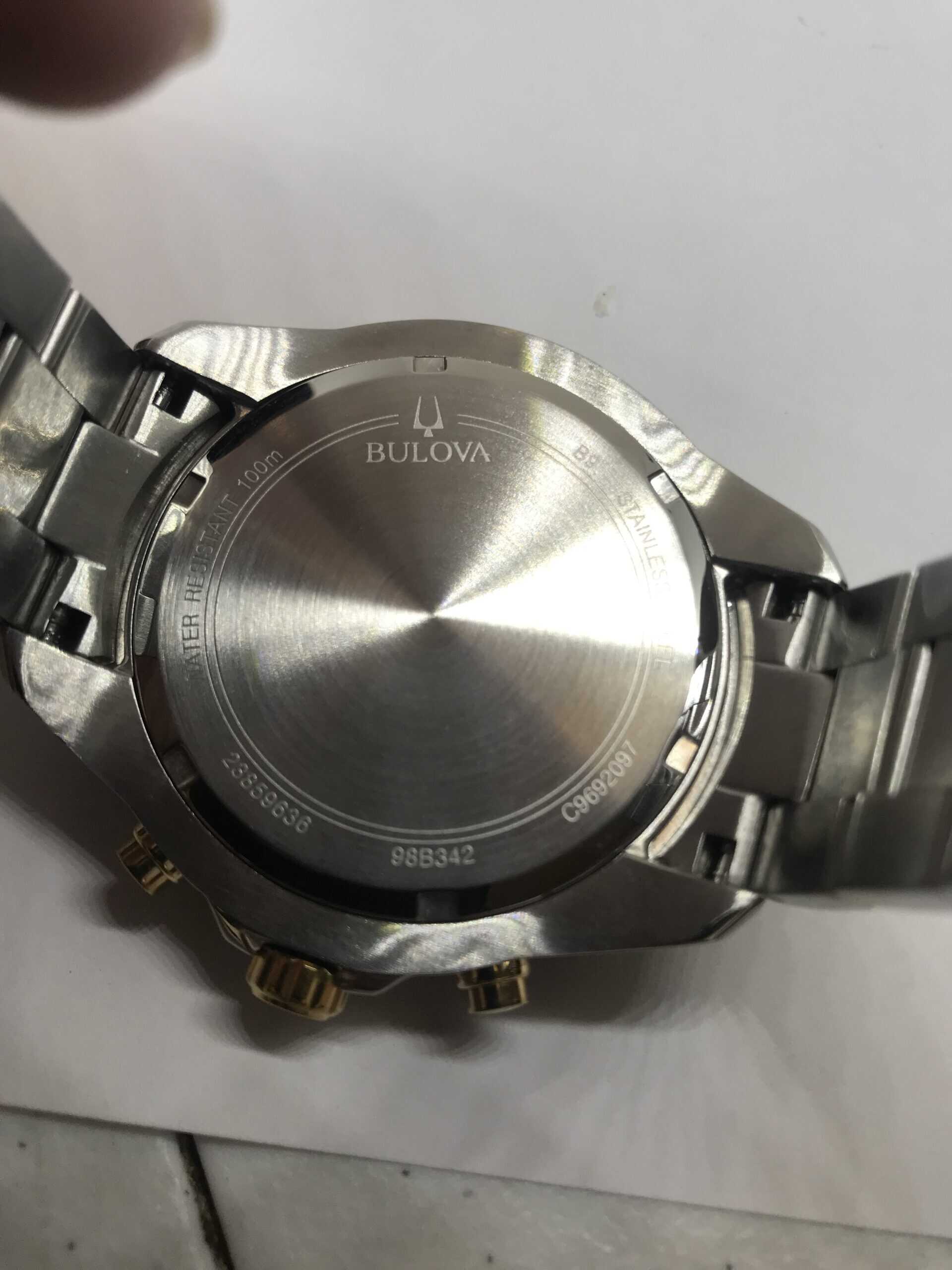 Bulova Two-Tone Chronograph Watch - Image 5